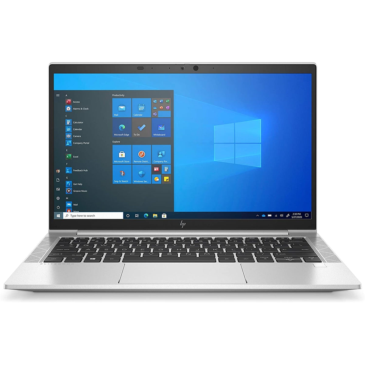 HP EliteBook 830 G8 13.3" 16GB 256GB SSD Core™ i5-1145G7 2.6GHz WIN11H, Natural Silver (Refurbished - Very Good)