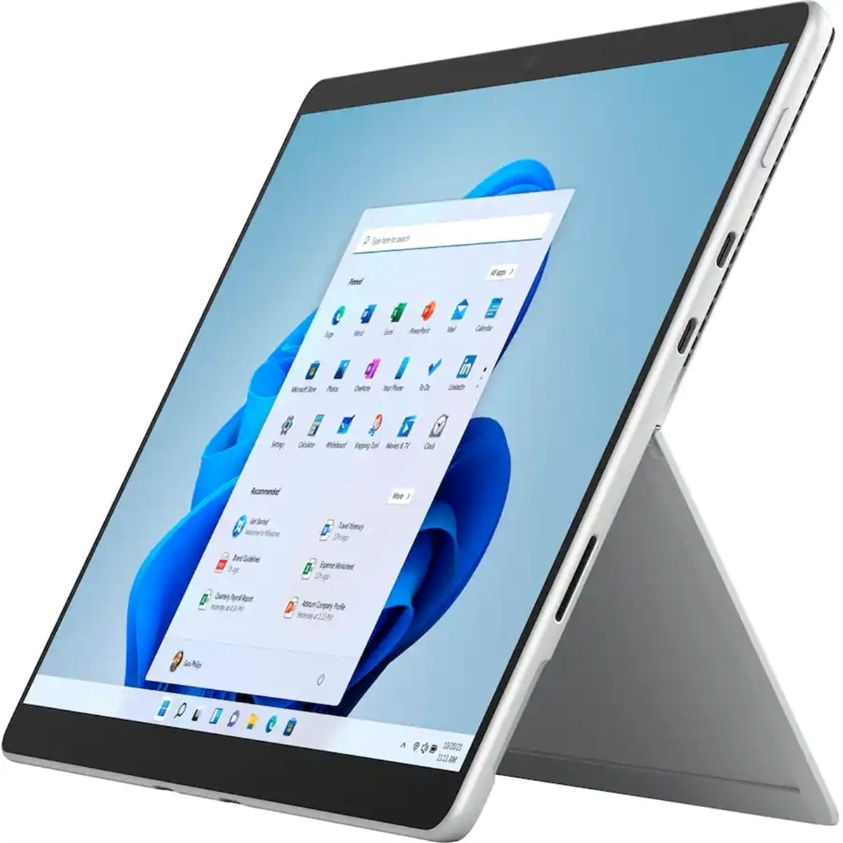 Microsoft Surface Pro 8 13" (256GB SSD, Unlocked, 2.40GHz) Platinum (Refurbished - Premium)
