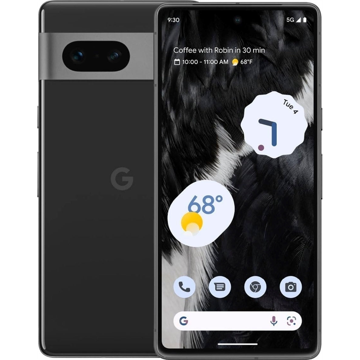 Google Pixel 7 128GB 6.3" 5G Unlocked, Obsidian (Refurbished - Fair)