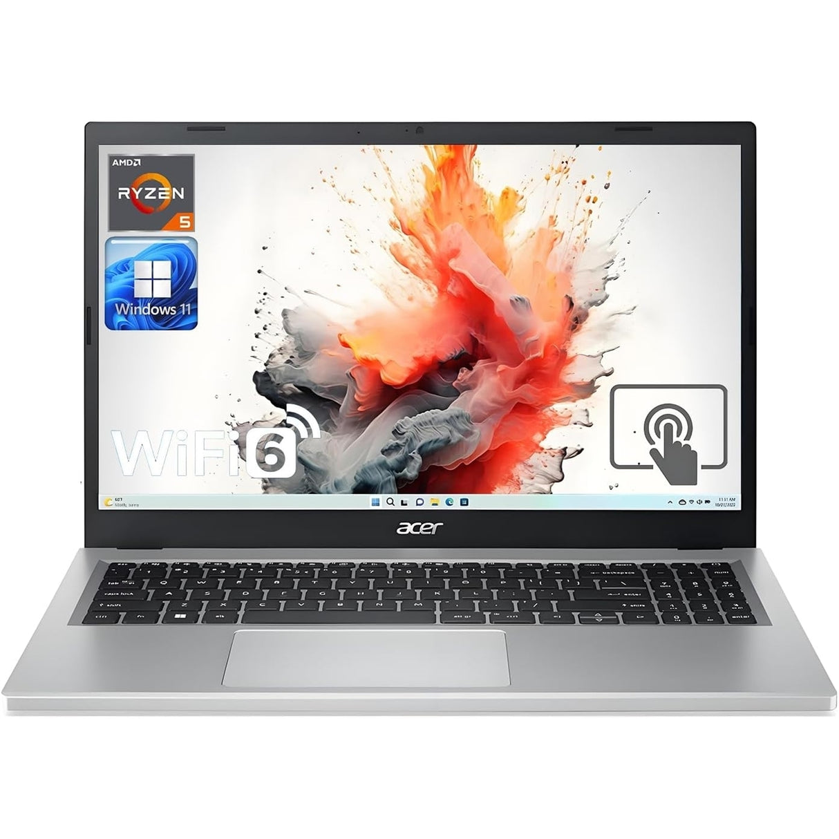 Acer Aspire A315-24P 15.6" 8GB 256GB SSD AMD Ryzen™ 3 7320U 2.8GHz WIN11H, Pure Silver (Refurbished - Fair)