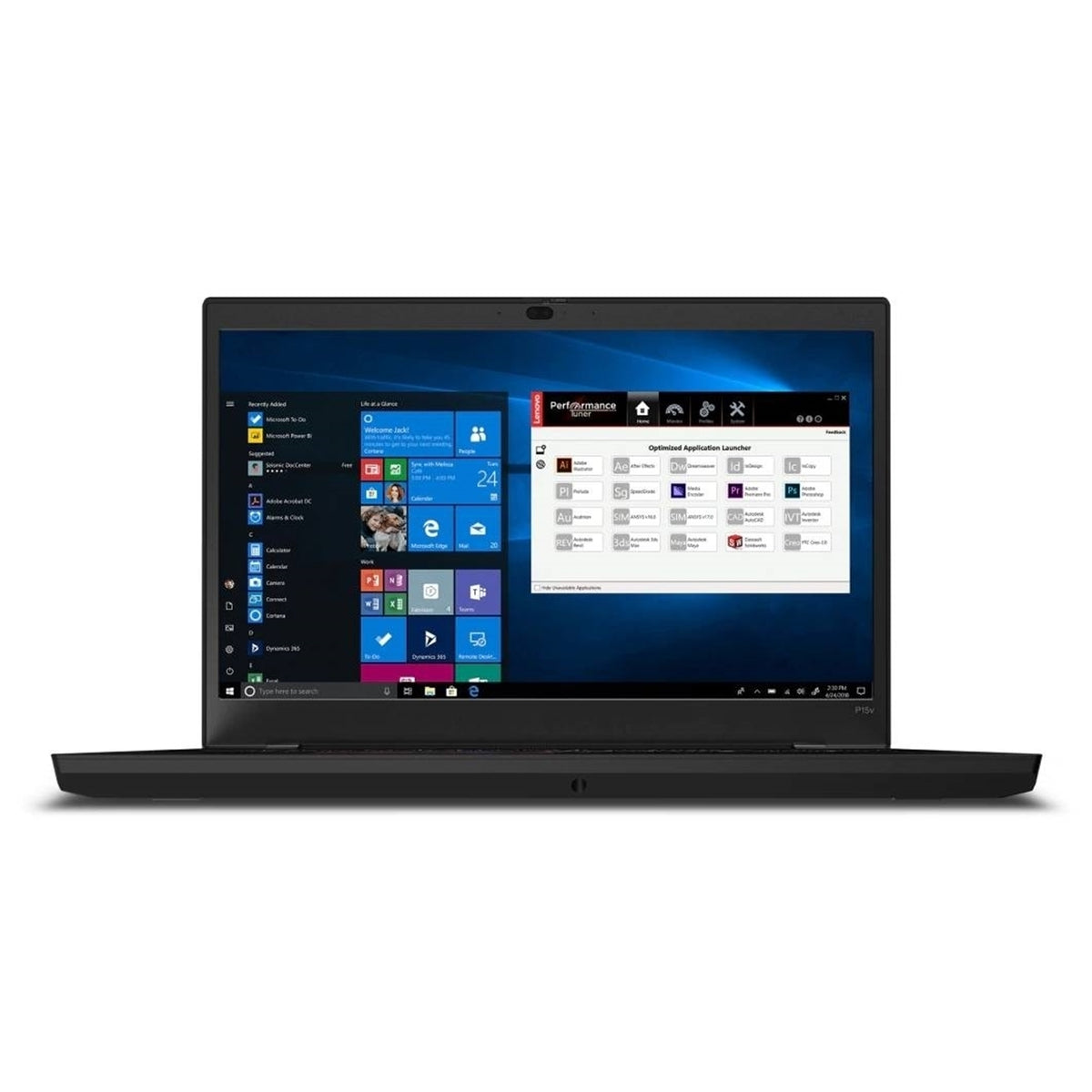 Lenovo ThinkPad P15V Gen 1 15.6" 16GB 256GB SSD Core™ i7-10750H 2.6GHz WIN11P, Black (Refurbished - Fair)