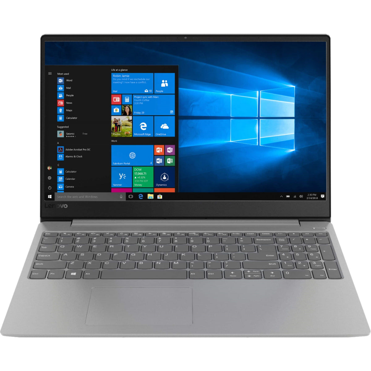 Lenovo Ideapad 330S-15IKB 15.6" 4GB 512GB Core™ i5-8250U 1.6GHz WIN11H, Platinum Grey (Refurbished - Excellent)