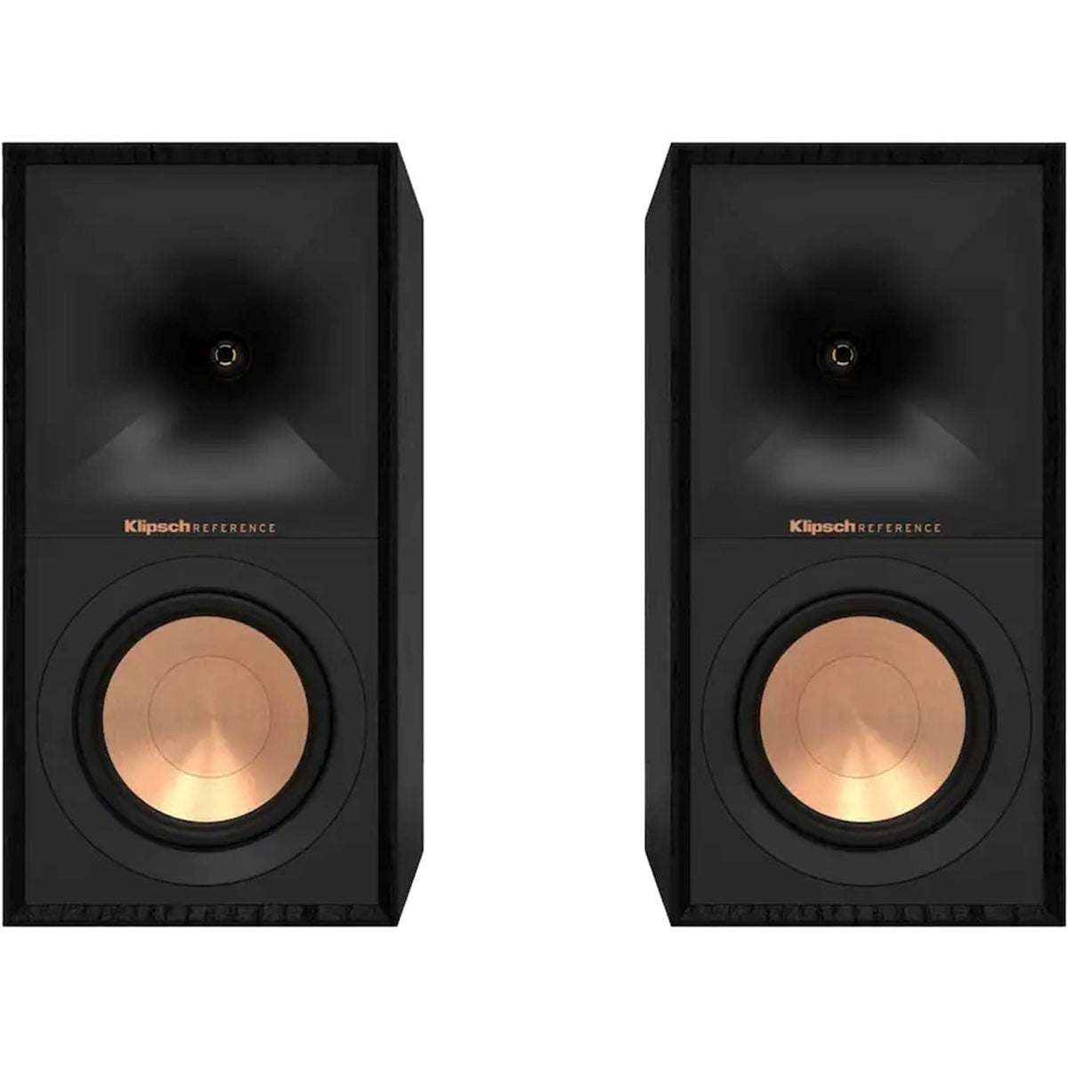 Klipsch - Reference Series 5-1/4" 340-Watt Passive 2-Way Bookshelf Speakers (Pair) - Black (New, Open Box)