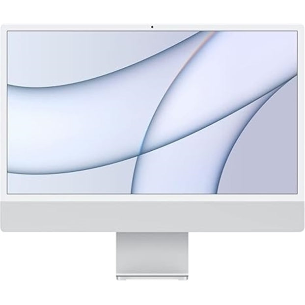 Apple iMac (2021) A2438 24" 8GB 256GB SSD Apple M1 3.2GHz, Silver (Refurbished - Excellent)