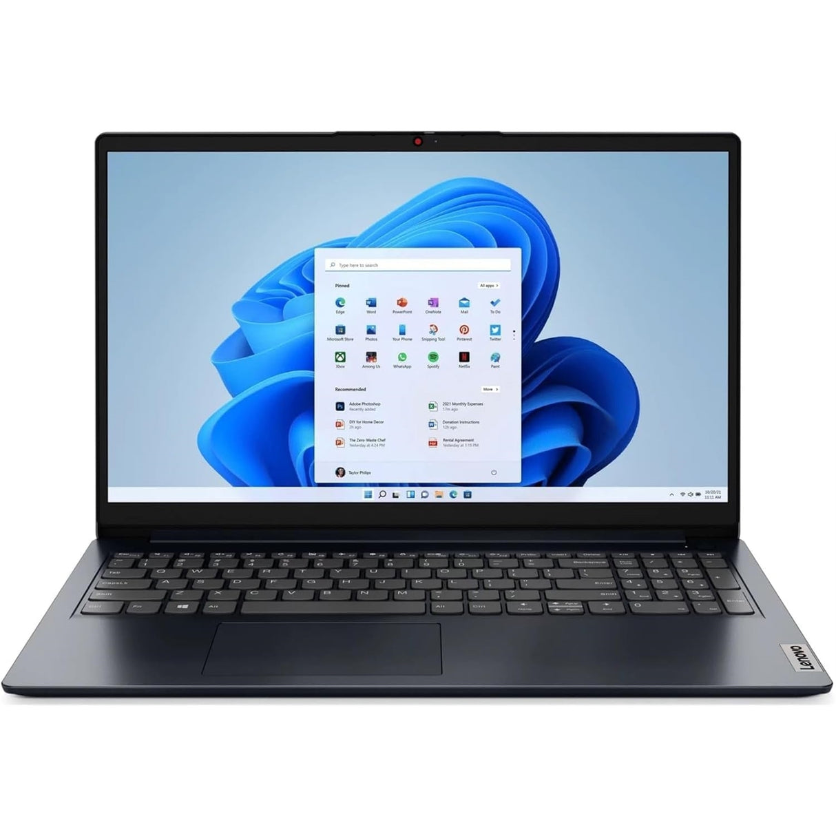 Lenovo IdeaPad 1 15AMN7 15.6" Touch 8GB 512GB SSD AMD Ryzen 5 7520U 2.80GHz Win11H, Blue (Refurbished - Very Good)