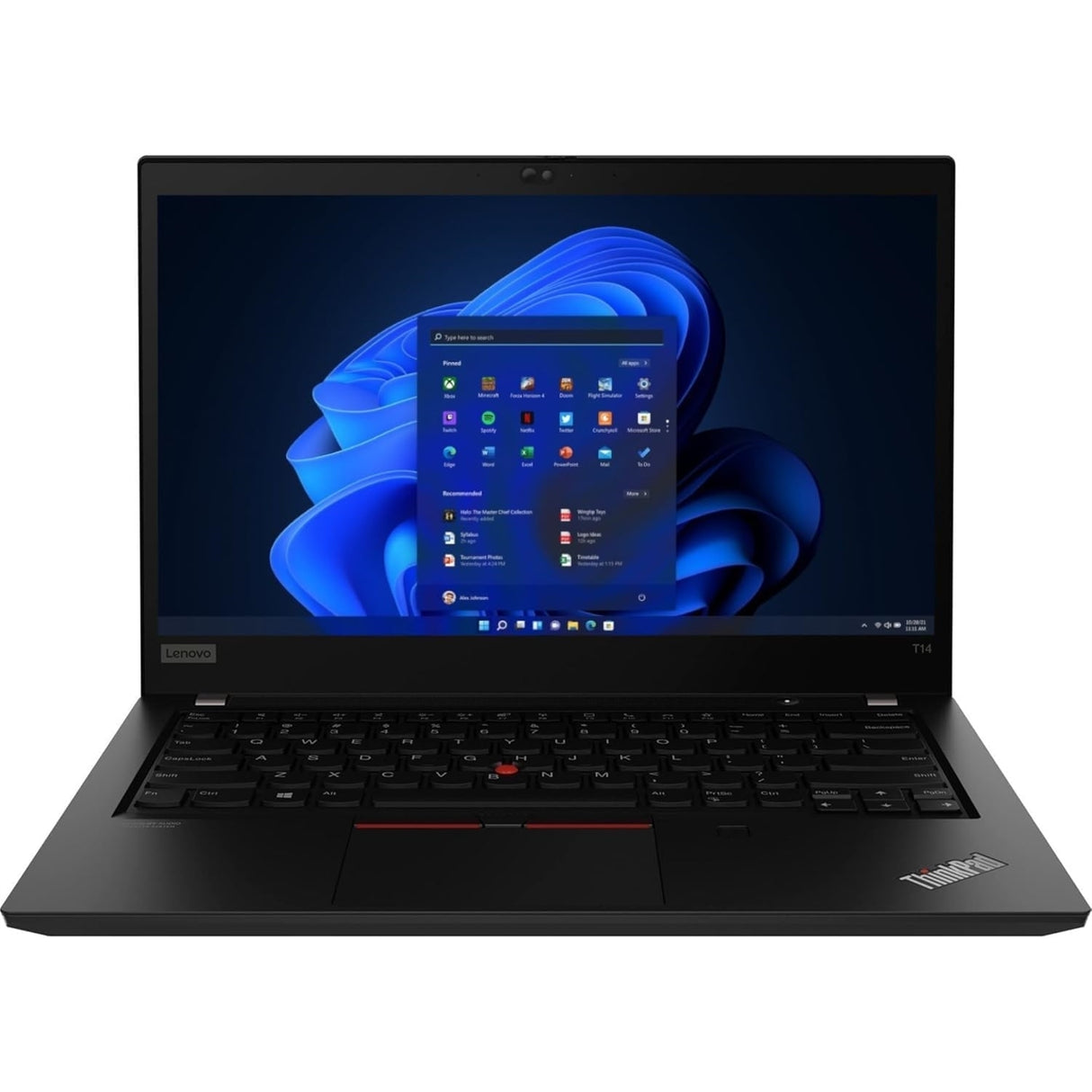 Lenovo ThinkPad T14 Gen 2 14" Touch 16GB 512GB SSD Core™ I7-1185G7 3GHz WIN11P, Black (Refurbished - Fair)