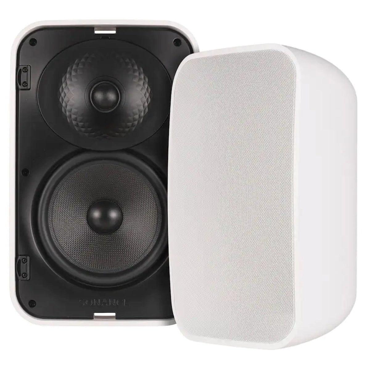 Sonance Mariner MX62 Outdoor Surface Mount Speakers (Pair) - Paintable White (New)