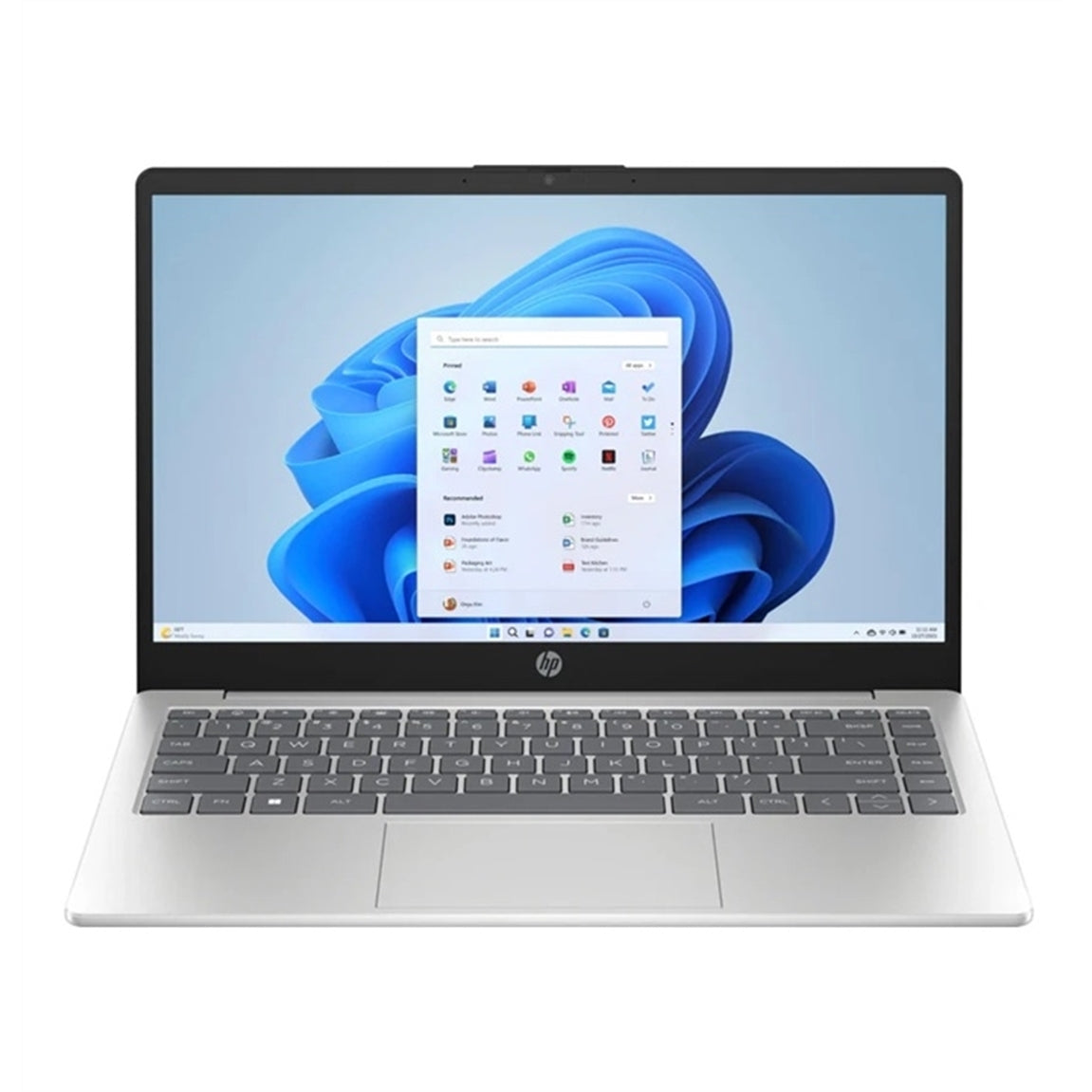 HP 14-EP1063CL 14" FHD Intel Core 3 100U 1.2 GHz 12GB 512GB SSD Win11P, Silver (Refurbished - Very Good)