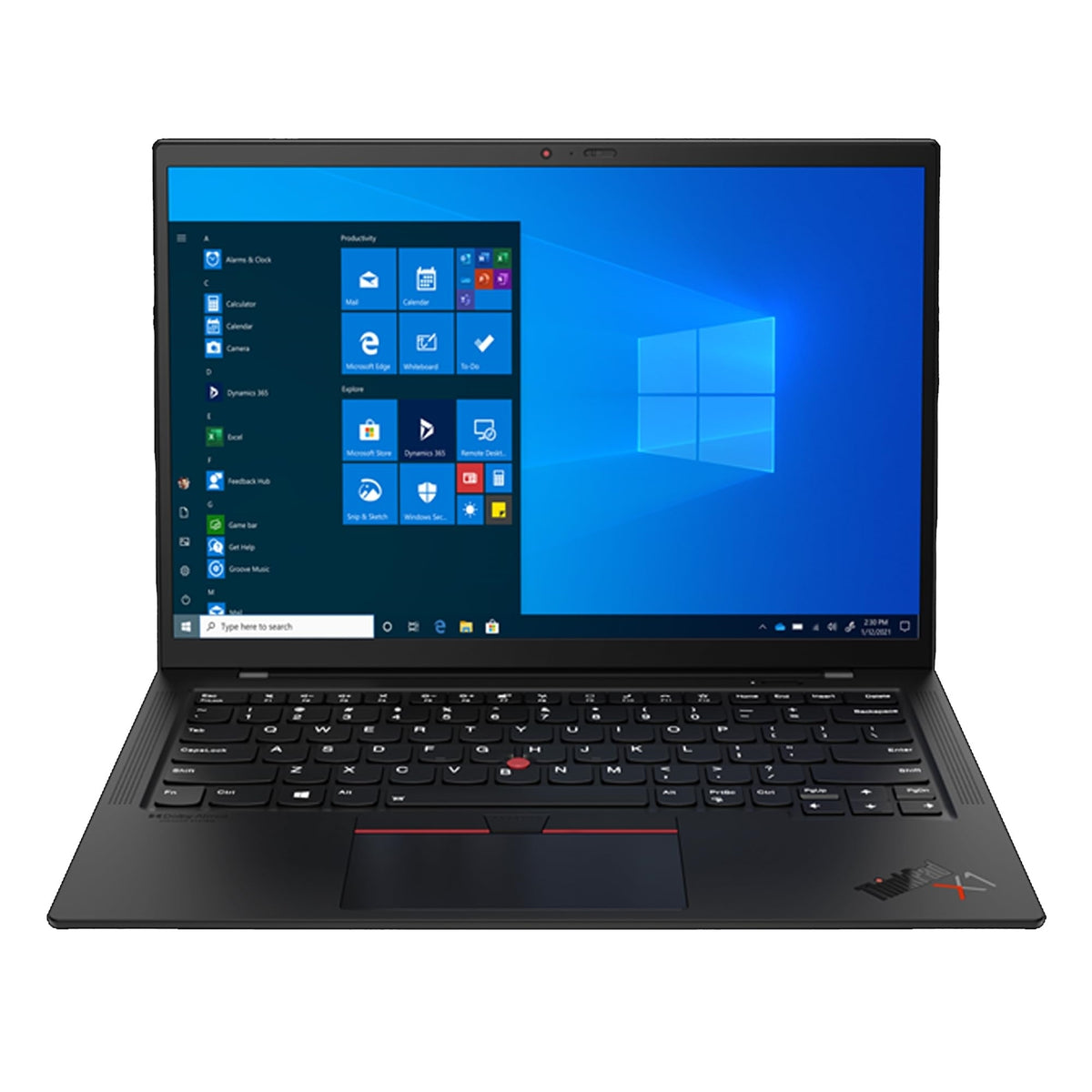 Lenovo Thinkpad X1 Carbon Gen 9 14" 16GB 512GB SSD Core™ i7-1165G7 2.8GHz WIN11H, BLACK (Refurbished - Fair)