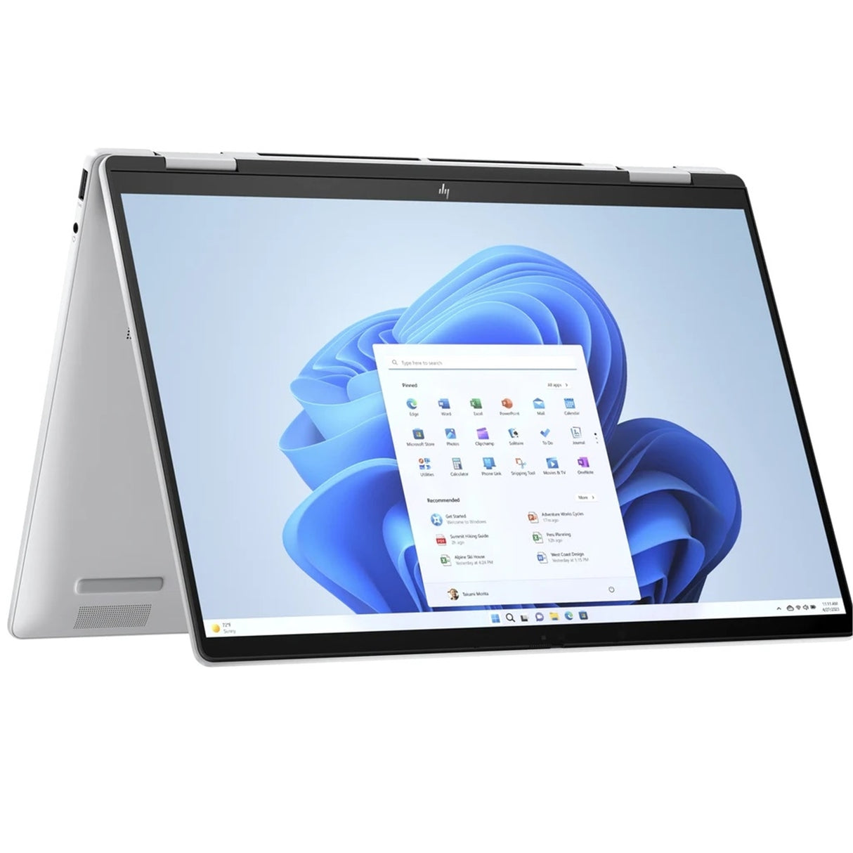 HP - Envy 2-in-1 16" 2K Touch-Screen Laptop - AMD Ryzen 7 - 16GB Memory - 1TB SSD - Meteor Silver (Refurbished - Excellent)