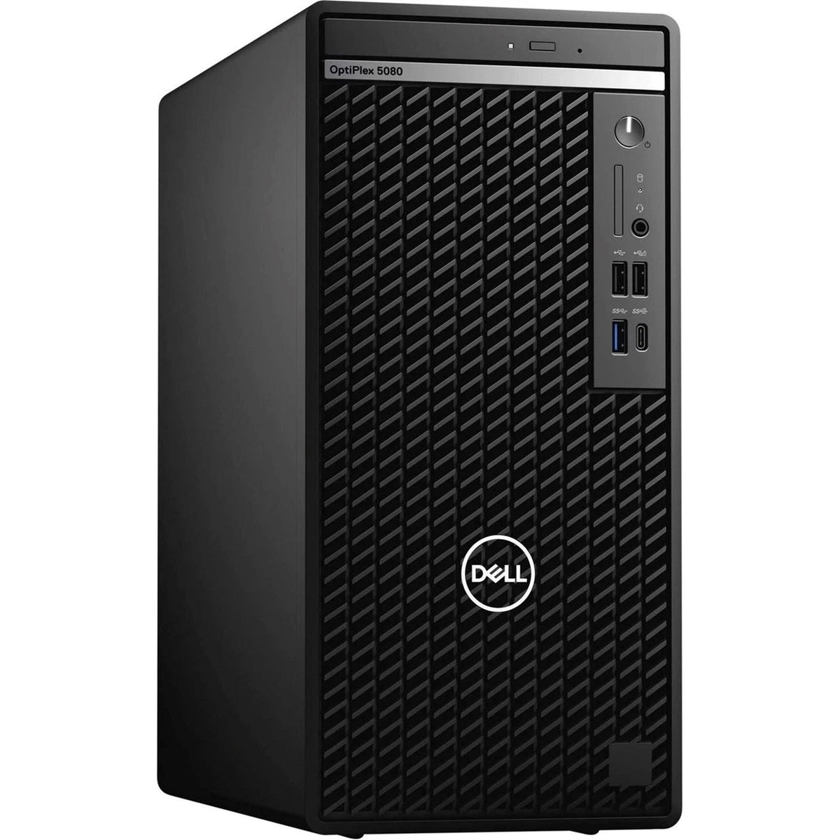 Dell Optiplex 5080 Tower (16GB, 256GB SSD, i7-10700 2.9GHz) Win11P, Black (Refurbished - Fair)