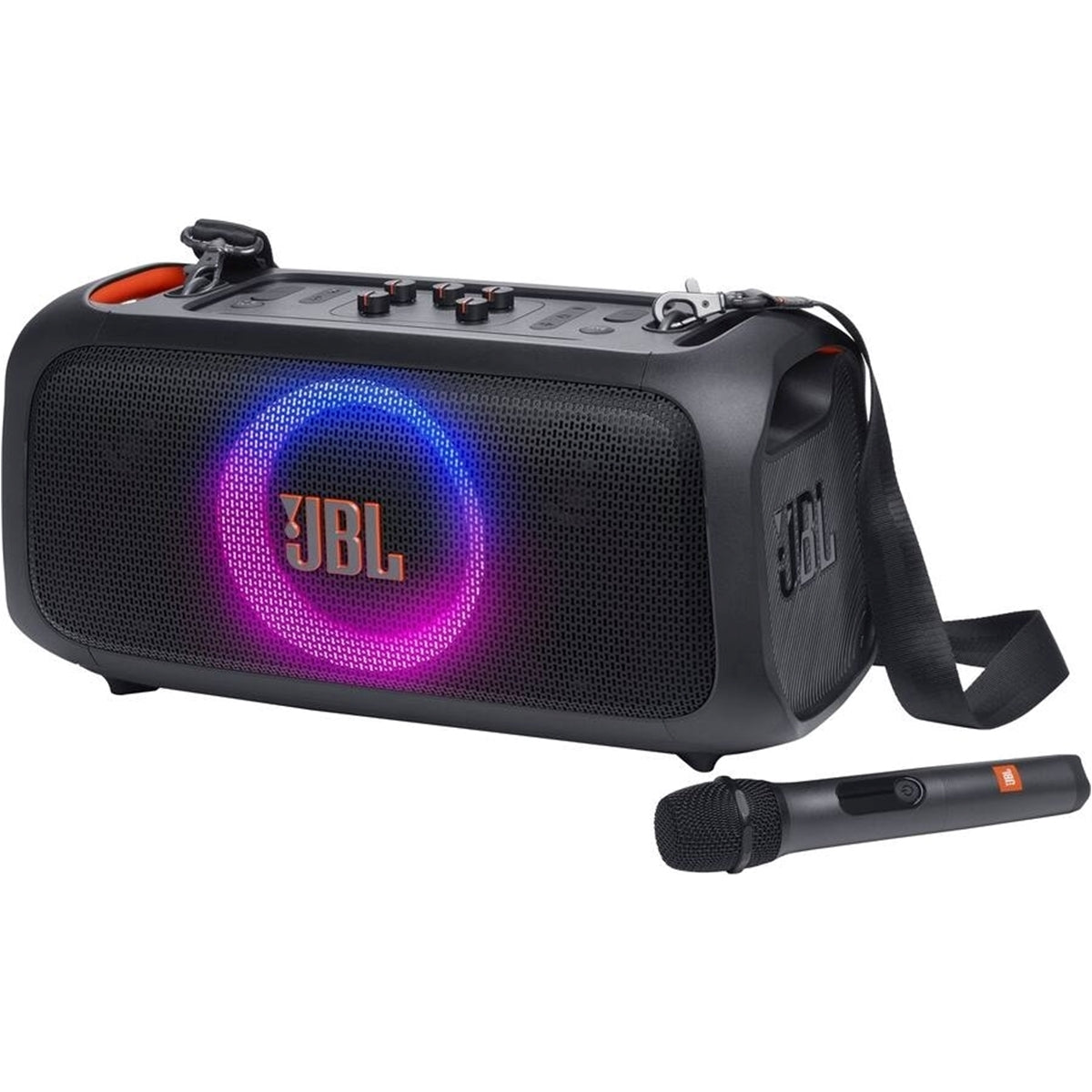 JBL - PartyBox On-The-Go Essential Portable Wireless Party Speaker w/ Wireless Microphone (New)