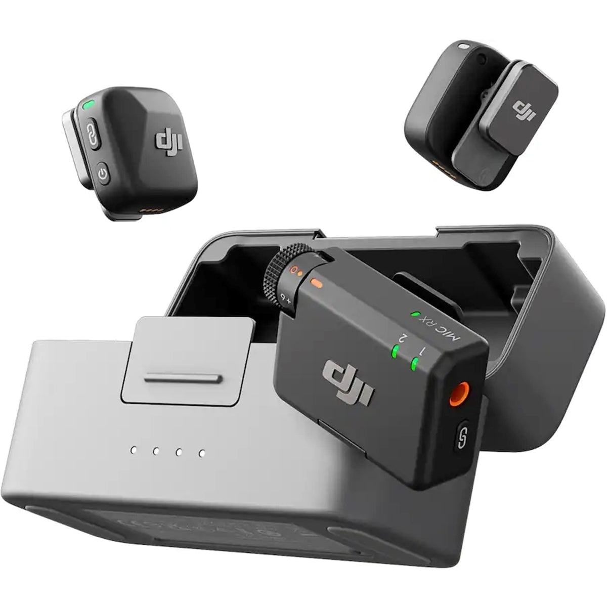 DJI Mic Mini Wireless Microphone System (2 TX + 1 RX + Charging Case) - CP.RN.00000433.01 (New)