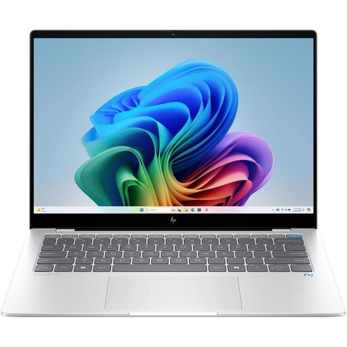 HP OmniBook X Copilot+ PC 14-FE1003DX 14" Touch 16GB 256GB X Plus 3.4GHz Win11H, Silver (Refurbished - Very Good)