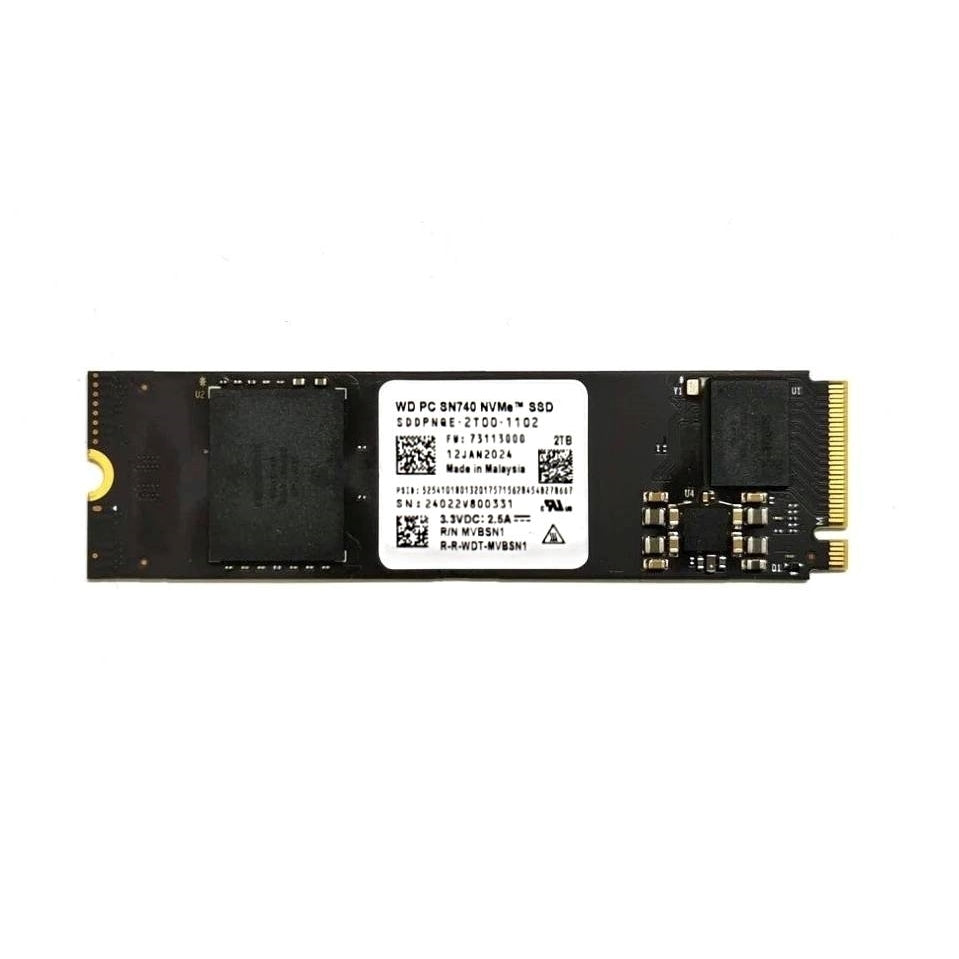 Western Digital SN740 2TB M.2 2280 NVMe PCIe Gen4 x4 SSD (SDDPNQE-2T00-1102) (Refurbished - Excellent)