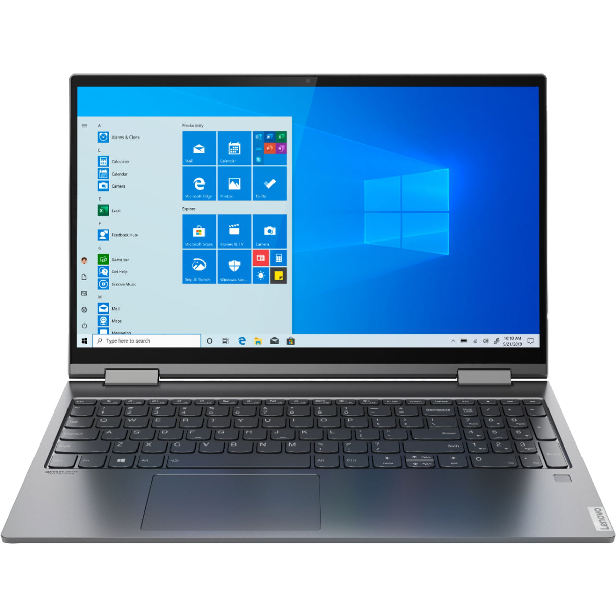 Lenovo Yoga C740-15IML 15.6" Touch 12GB 512GB Intel Core i5-10210U 1.6GHz Win11H, Iron Gray (Refurbished - Very Good)