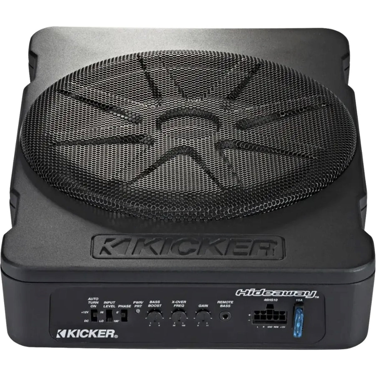 KICKER - Hideaway 10" Compact Powered Subwoofer - Black (New, Open Box)