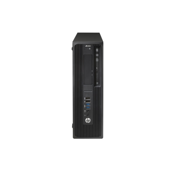 HP Z240 SFF Workstation (16GB, 256GB SSD, i5-7600 3.5GHz) Win11P, Black (Refurbished - Very Good)