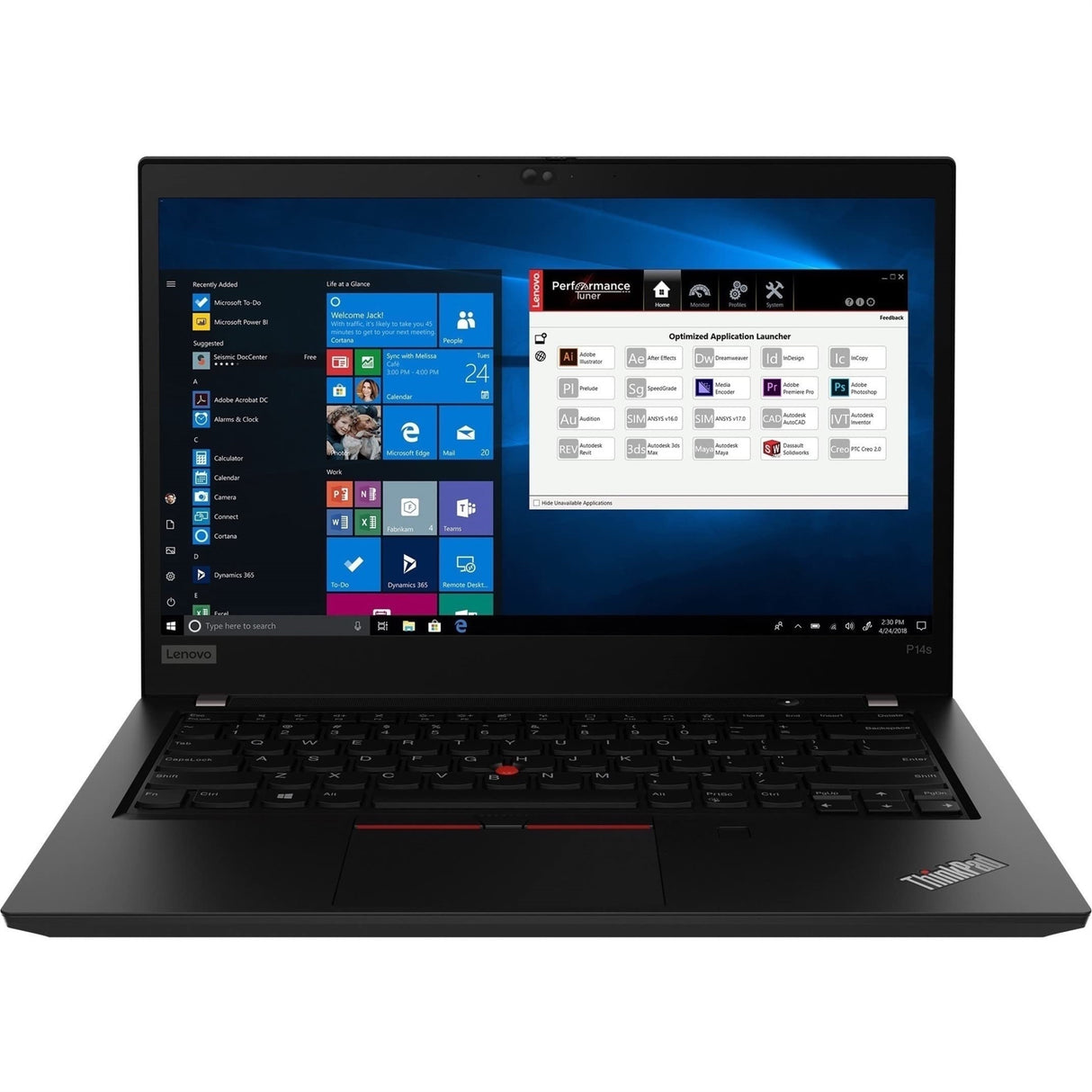 Lenovo ThinkPad P14s Gen 2 14" 16GB 512GB SSD Core™ I7-1185G7 3.0GHz WIN11P, Silver (Refurbished - Excellent)