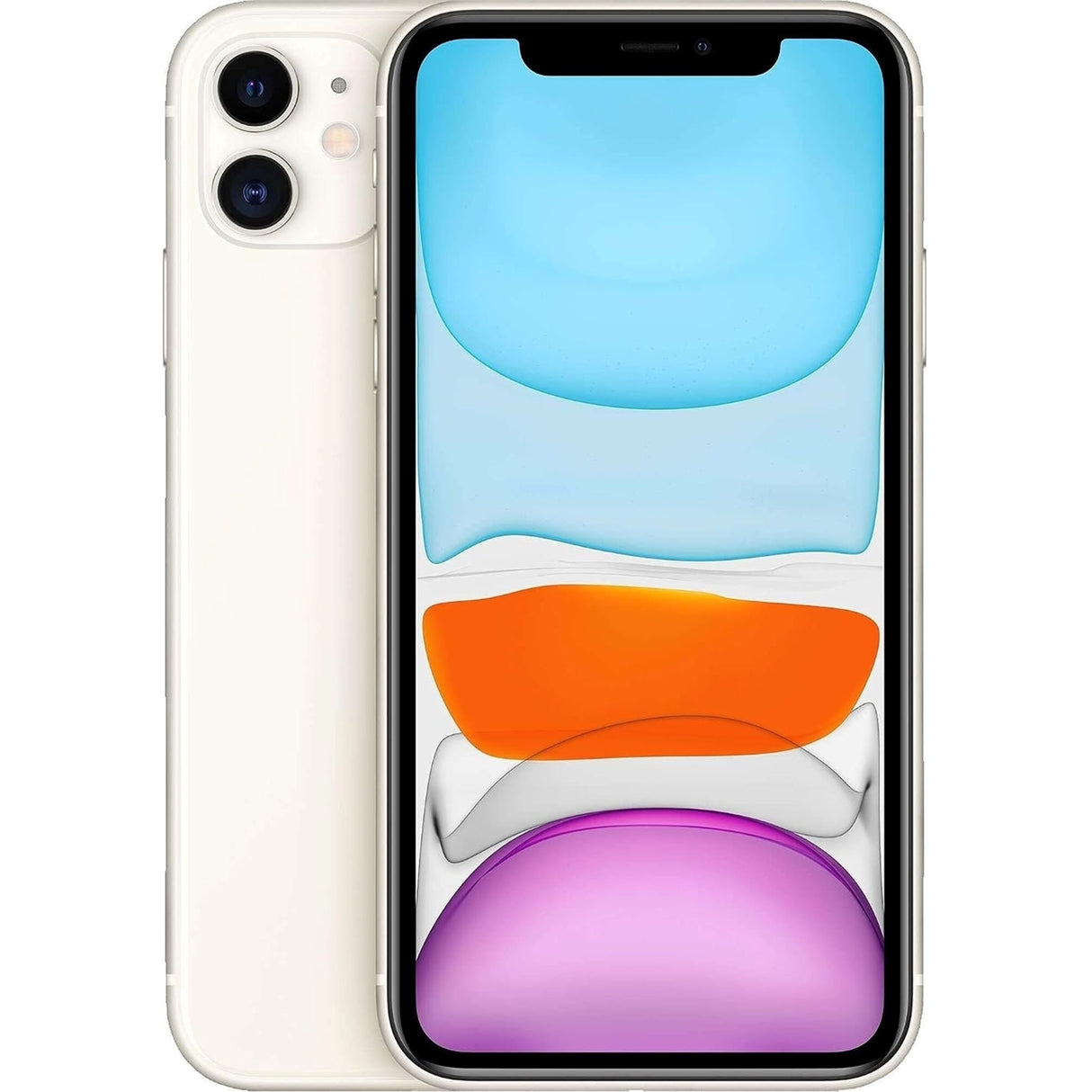 Apple iPhone 11 128GB 6.1" 4G LTE Unlocked, White (Refurbished - Excellent)