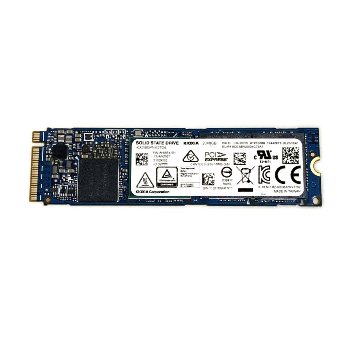 Kioxia XG6-P 2TB M.2 PCIe 3.0 NVMe Internal Solid State Drive (KXG60PNV2T04) (Refurbished - Excellent)