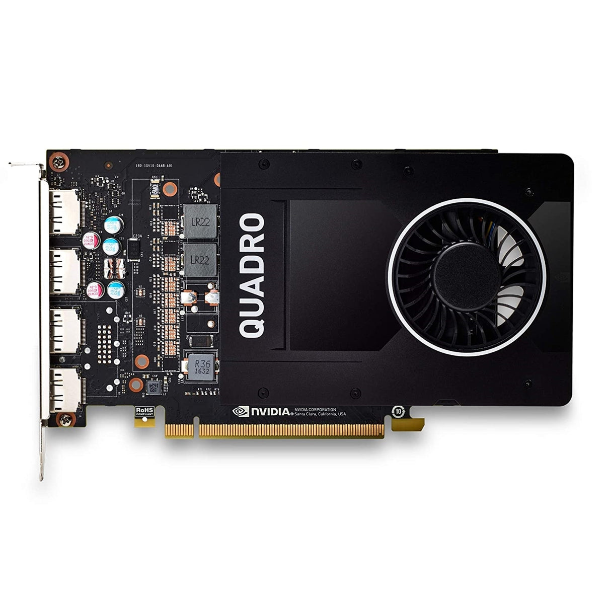 HP NVIDIA Quadro P2200 5GB GDDR5X Graphics Card (Refurbished - Excellent)