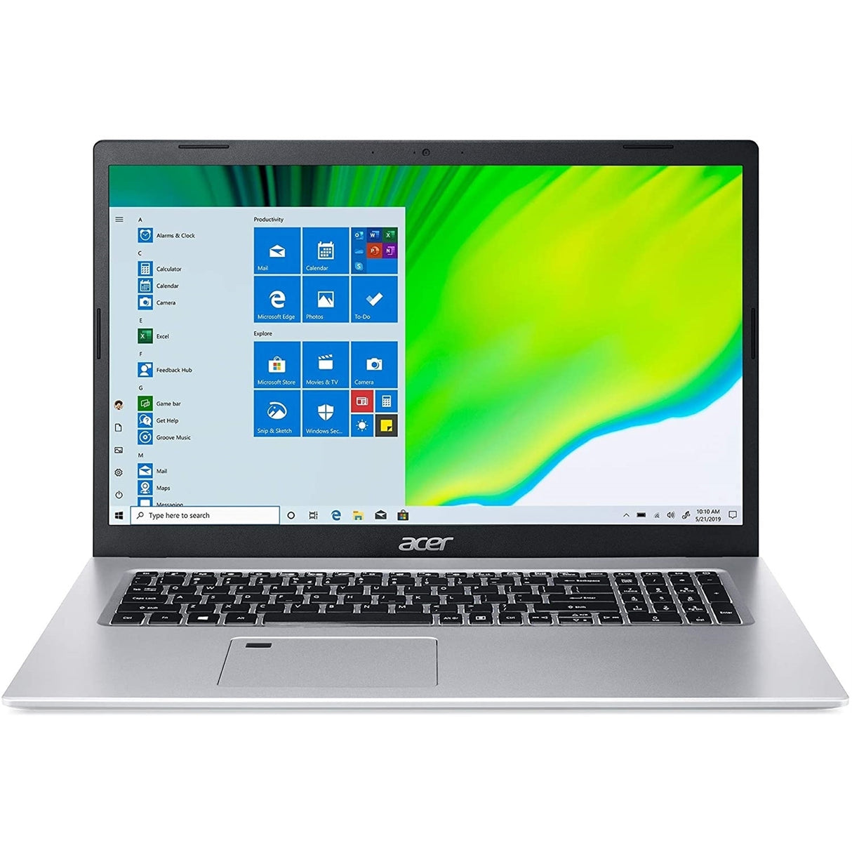 Acer Aspire 5 A517-52 17.3" 12GB 512GB SSD Core™ i5-1135G7 2.4GHz WIN11H, Pure Silver (Refurbished - Fair)