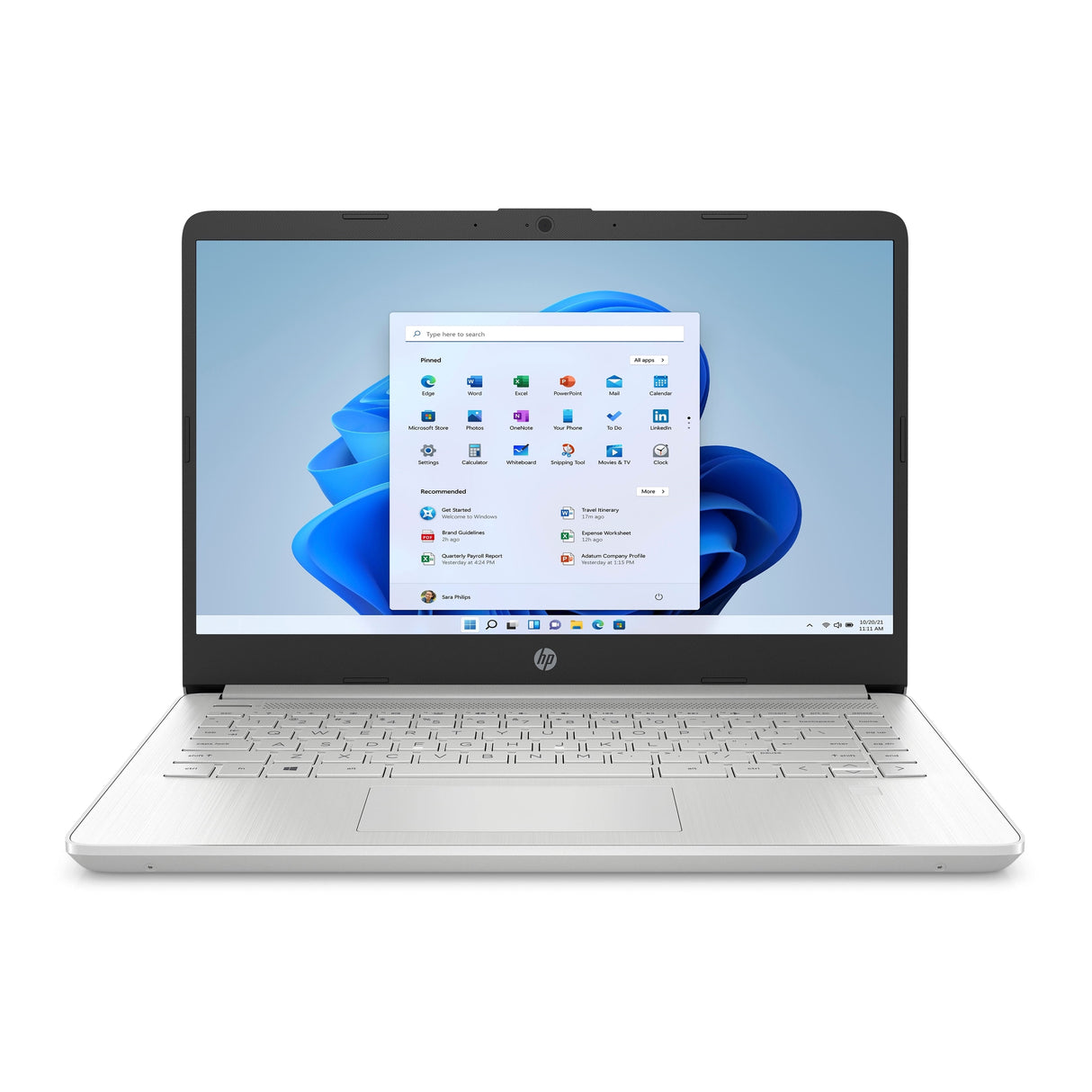 HP 14-FQ0033dx 14" 16GB 256GB SSD AMD Ryzen™ 3 3250U 2.6GHz WIN11H, Natural Silver (Refurbished - Fair)