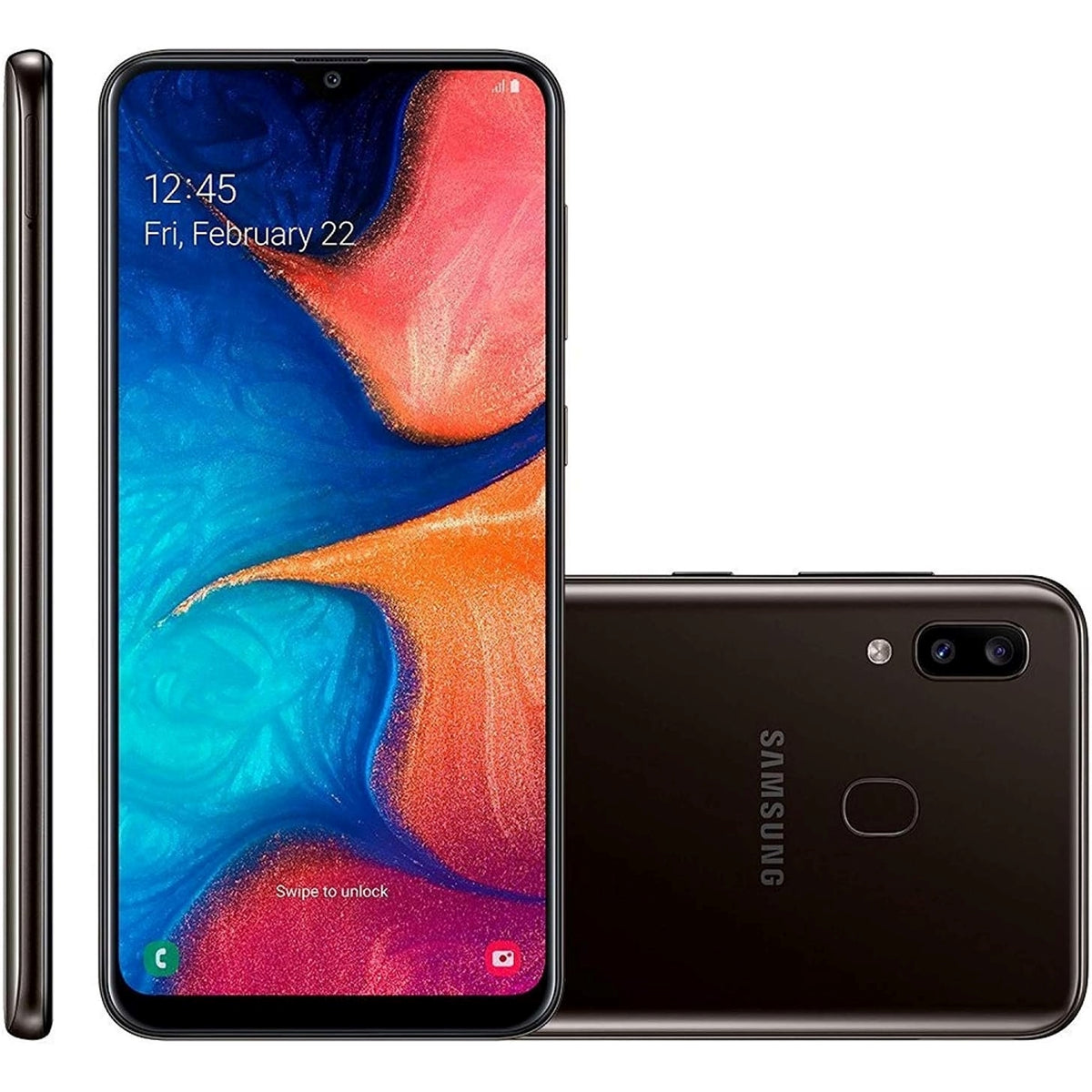 Samsung Galaxy A20 32GB 6.4" 4G LTE AT&T, Black (New)