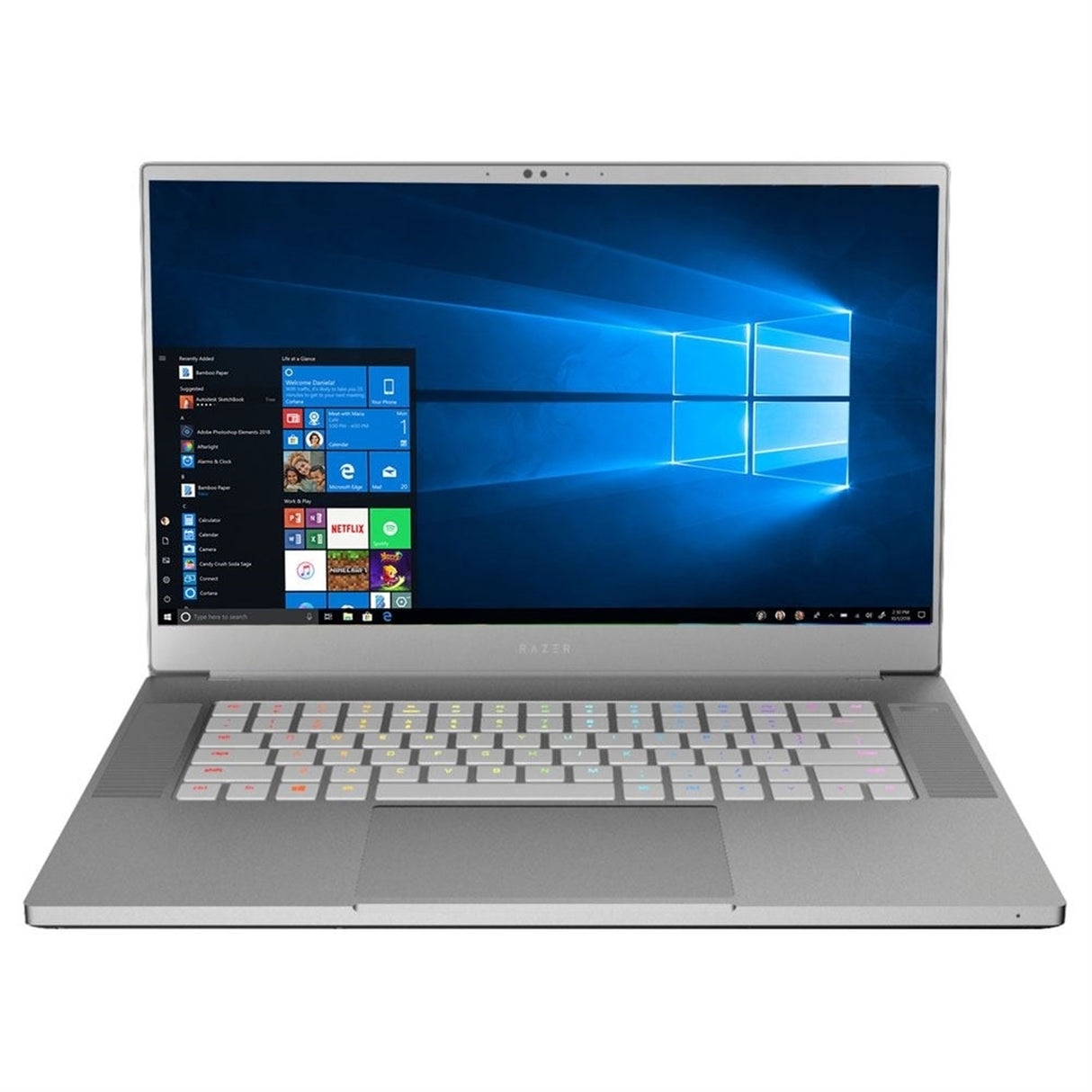 Razer Blade RZ09-03017EM8 15.6" 32GB 512GB SSD Intel Core i7-9750H X6 2.6GHz Win11H, White (Refurbished - Very Good)