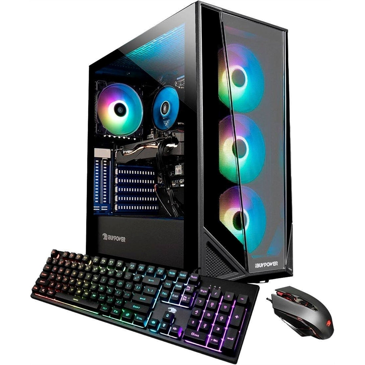 iBUYPOWER MS-7C83 Tower (16GB, 512GB SSD, i7-10700F, GTX 1660 Ti) Win11H (Refurbished - Fair)