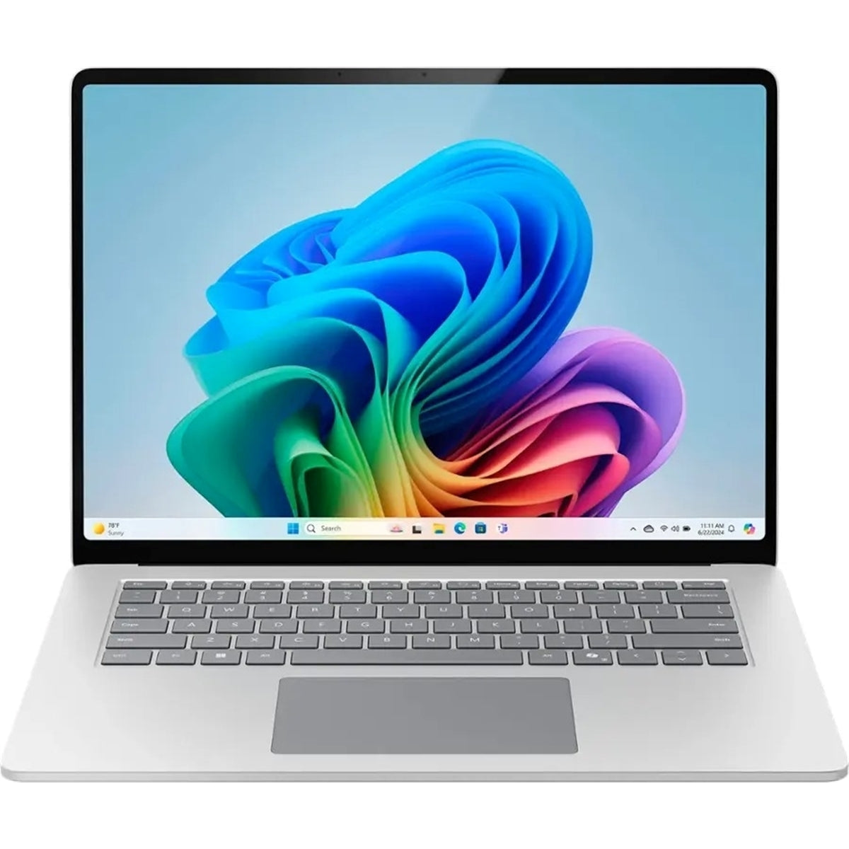 Microsoft Surface Laptop 7 15" Touch 16GB 512GB SSD Snapdragon™ X Elite 1.0GHz WIN11H, Platinum (Refurbished - Excellent)