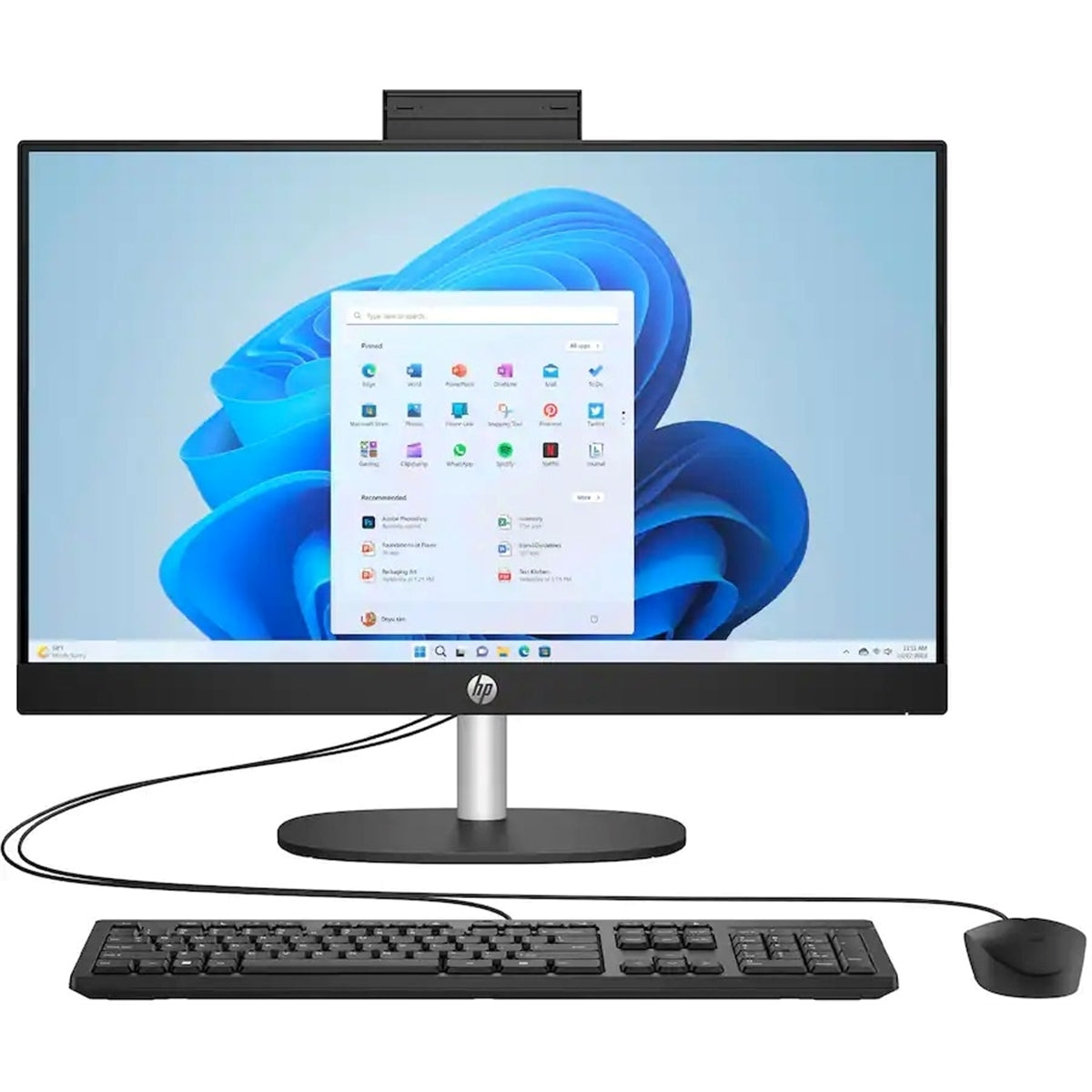 HP 23.8" Full HD All-in-One (8GB RAM, 512 SSD, Ryzen 3 7320U) Win11 Home (New)