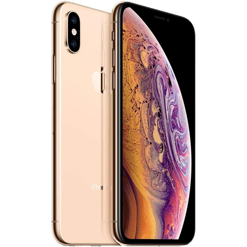 Apple iPhone XS Max 64GB 6.5" 4G LTE AT&T, Gold (Refurbished - Excellent)