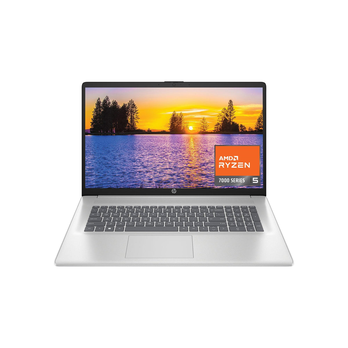 HP 17-CP2099NR 17.3" 16GB 512GB SSD AMD Ryzen™ 5 7520U with Radeon Graphics 2.8GHz, Natural Silver (Refurbished - Excellent)