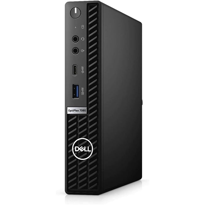 Dell Optiplex 7080 MicroTower 16GB 256GB SSD Core™ i7-10700T 2.00GHz WIN11P, Black (Refurbished - Very Good)