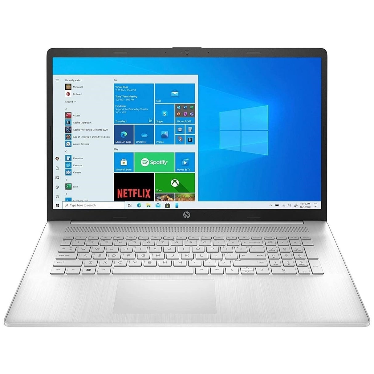 HP 17-CN0013DX 17.3" 16GB 256GB SSD Core™ i3-1115G4 3.4GHz WIN11H, Natural Silver (Refurbished - Fair)