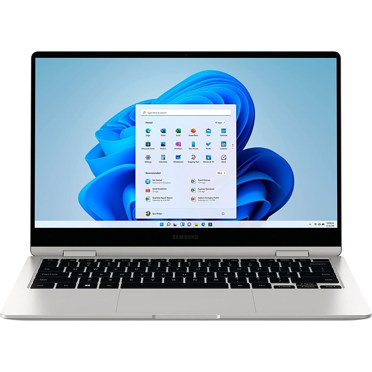 Samsung Galaxy Book2 Pro 360 15.6" Touch 16GB 256GB SSD Core™ i7-1260P 2.1GHz WIN11H, Silver (Refurbished - Excellent)