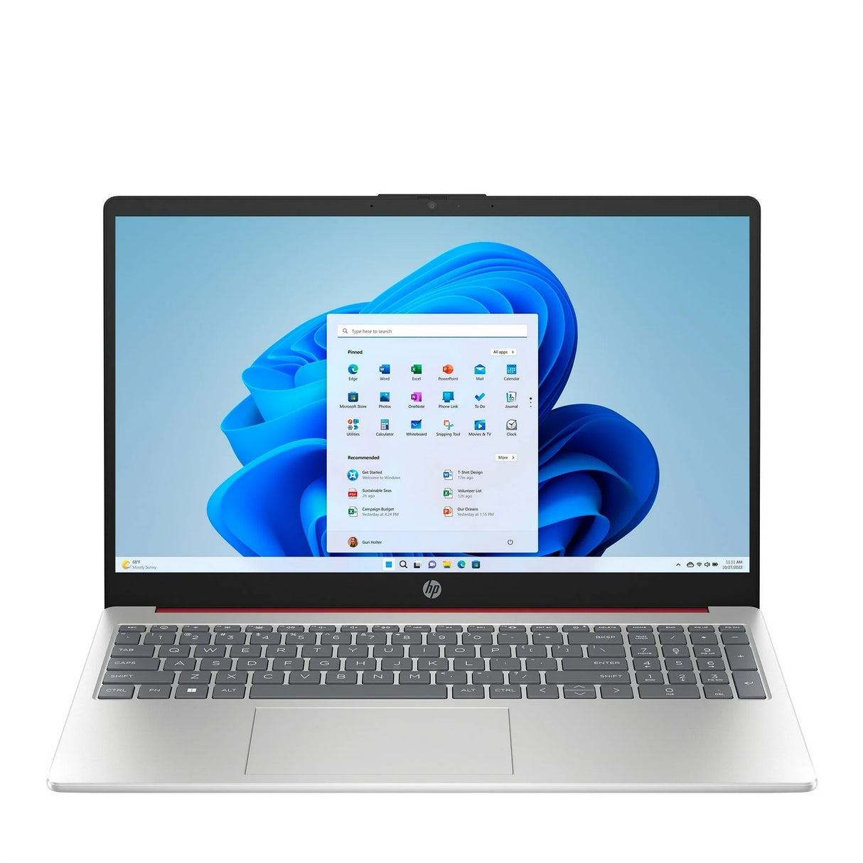 HP 15-FD0083WM 15.6" 8GB 128GB SSD Intel Processor N200 3.7GHz Win11P, Scarlet Red (Refurbished - Very Good)