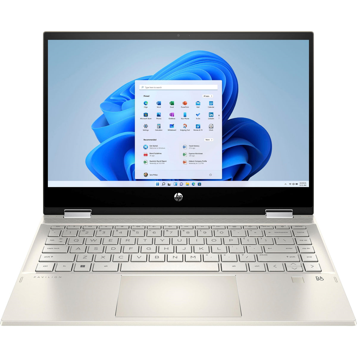 HP Pavilion x360 14 14" 16GB 256GB SSD Core™ i5-8250U 1.6GHz WIN11H, Warm Gold (Refurbished - Fair)