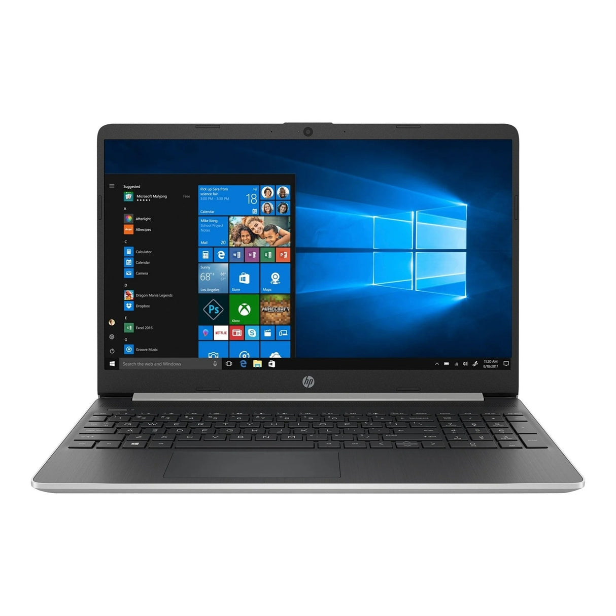 HP 15S-DU2042TX 15.6" 16GB 256GB SSD Core™ i7-1065G7 1.3GHz WIN11H, Natural Silver (Refurbished - Excellent)