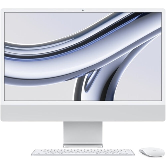 2023 Apple iMac 24", 8GB 256GB SSD, Apple M3 2.66GHz, Silver (Refurbished - Very Good)
