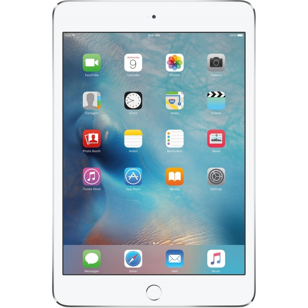 Apple iPad Mini 4 7.9" - 128GB, WiFi, Silver (Refurbished - Excellent)