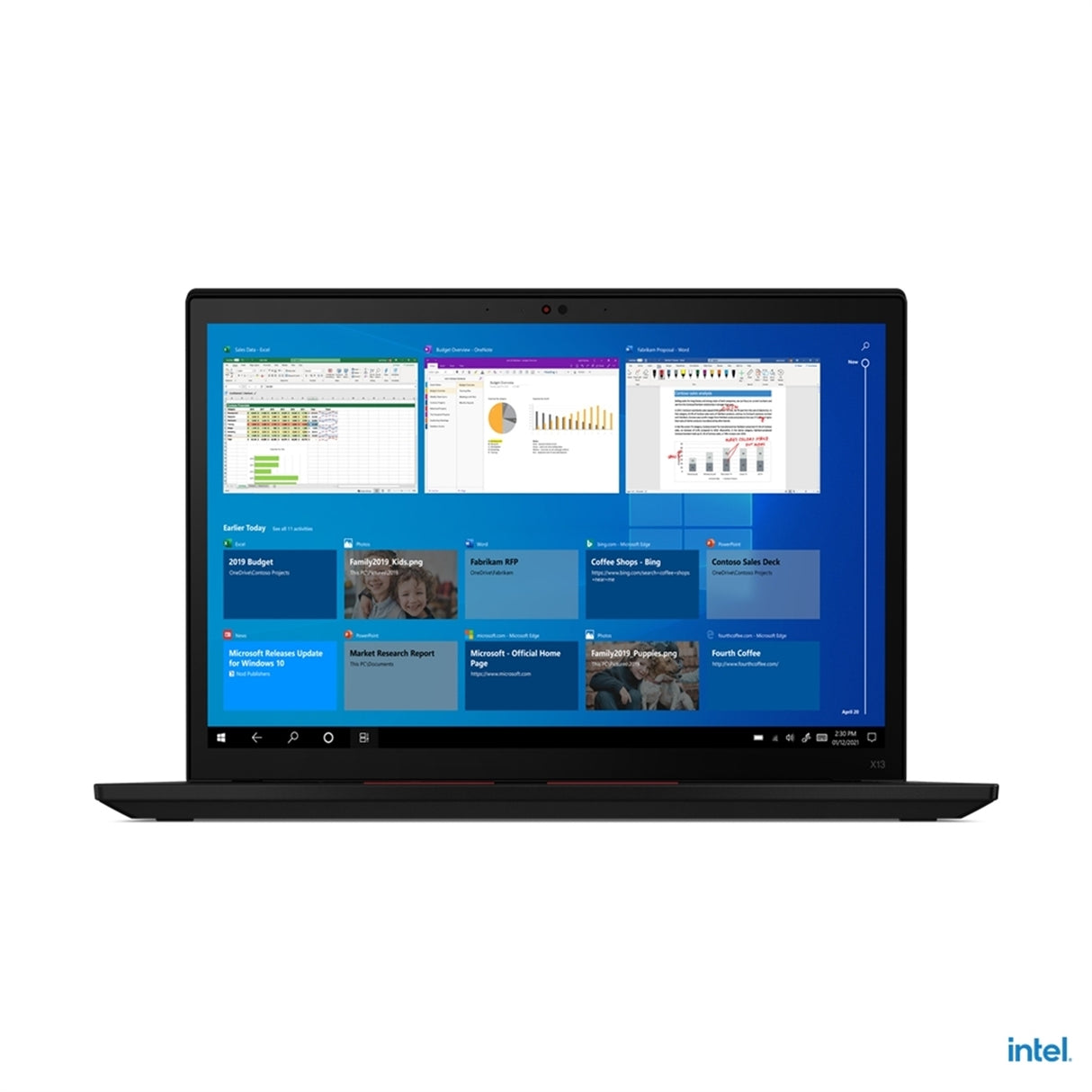 Lenovo ThinkPad X13 Gen 2 13.3" Touch 8GB 256GB SSD Intel Core™ i5-1135G7 3.0GHz WIN11P, Black (Refurbished - Fair)
