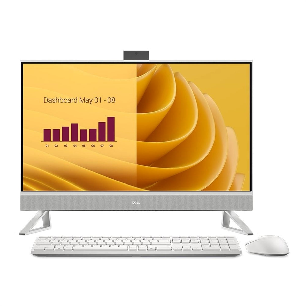 Dell 27" Touch All-in-One PC (Core 7 150U, 16GB, 1TB SSD, White) (New)