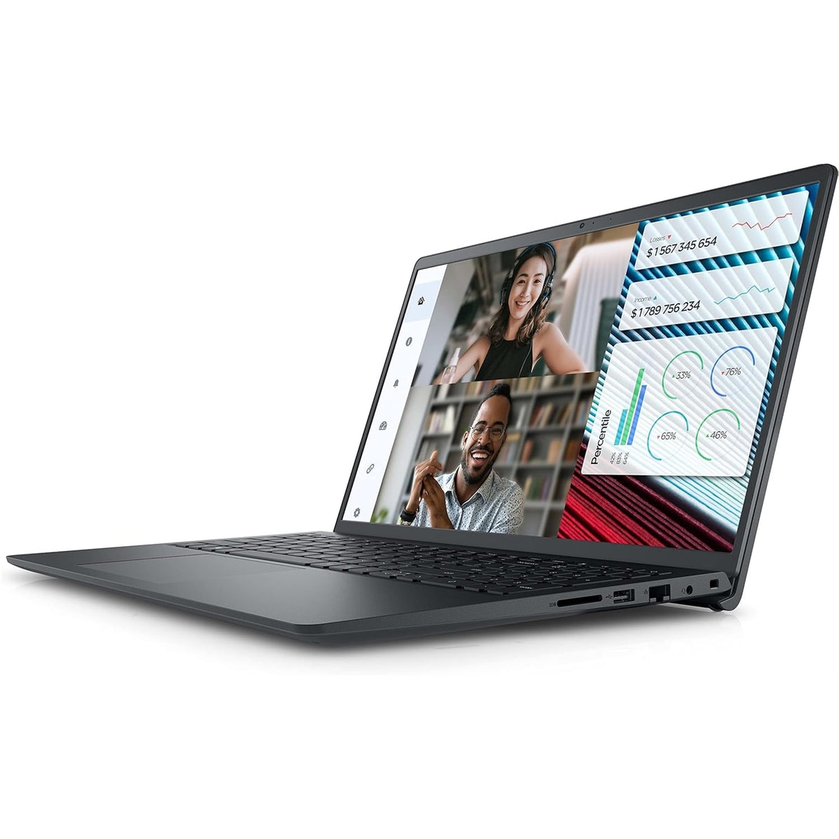 Dell Vostro 3520 15.6" 16GB 512GB SSD Core™ i5-1235U 1.2GHz WIN11H, Black (Refurbished - Fair)