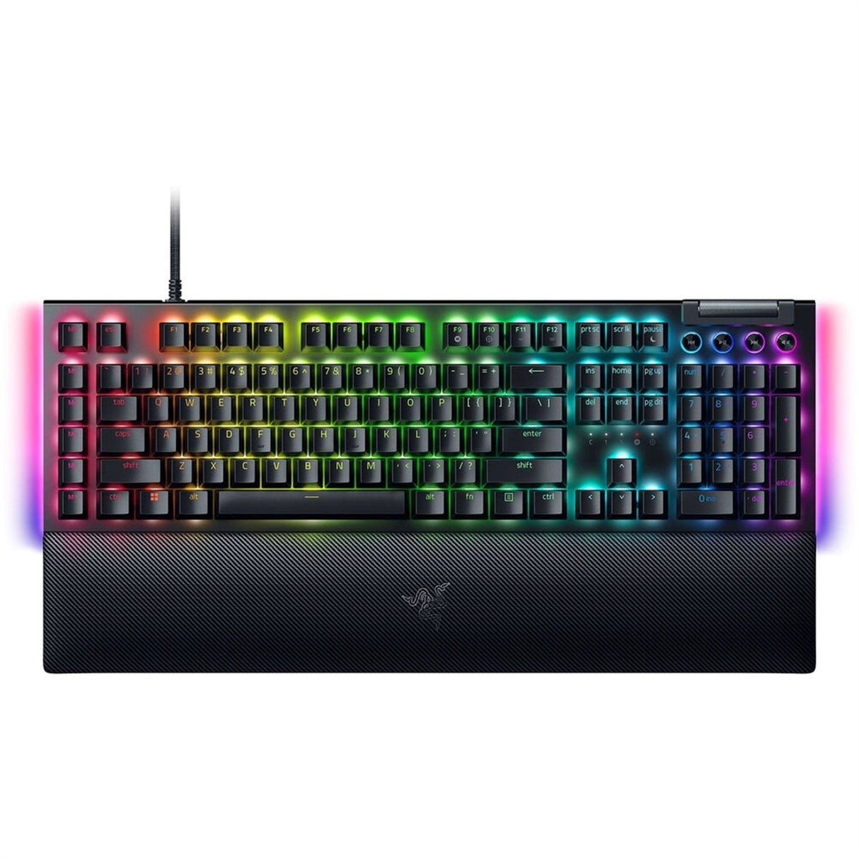Razer BlackWidow V4 Mechanical Gaming Keyboard - Full Size - Green Clicky Switches (New)