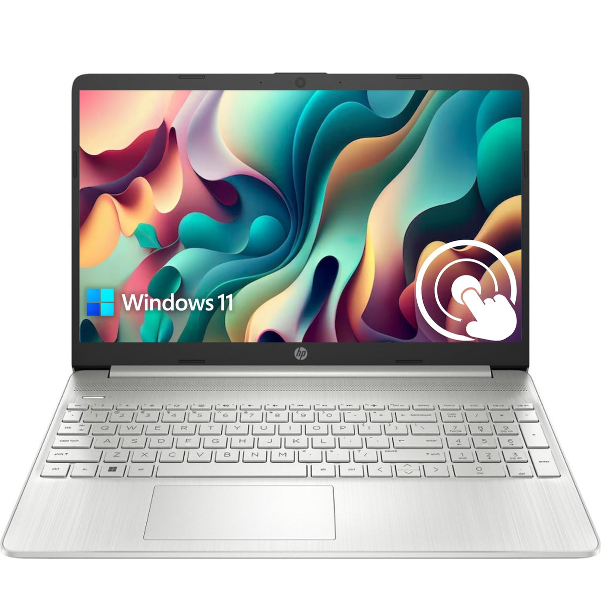 HP Pavilion 15-CS0053CL 15.6" 12GB 256GB SSD Core™ i5-8250U 1.6GHz WIN11H, Natural Silver (Refurbished - Fair)