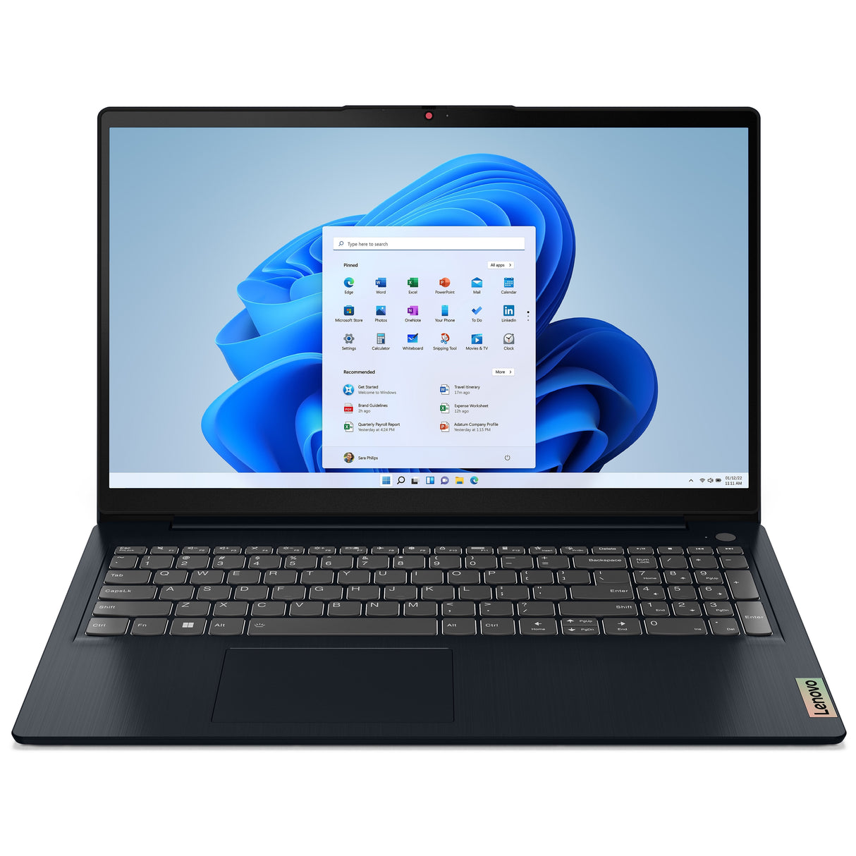 Lenovo IdeaPad 3 15IAU7 15.6" Touch 16GB 512GB SSD Core™ i5-1235U 1.3GHz WIN11H, Abyss Blue (Refurbished - Excellent)