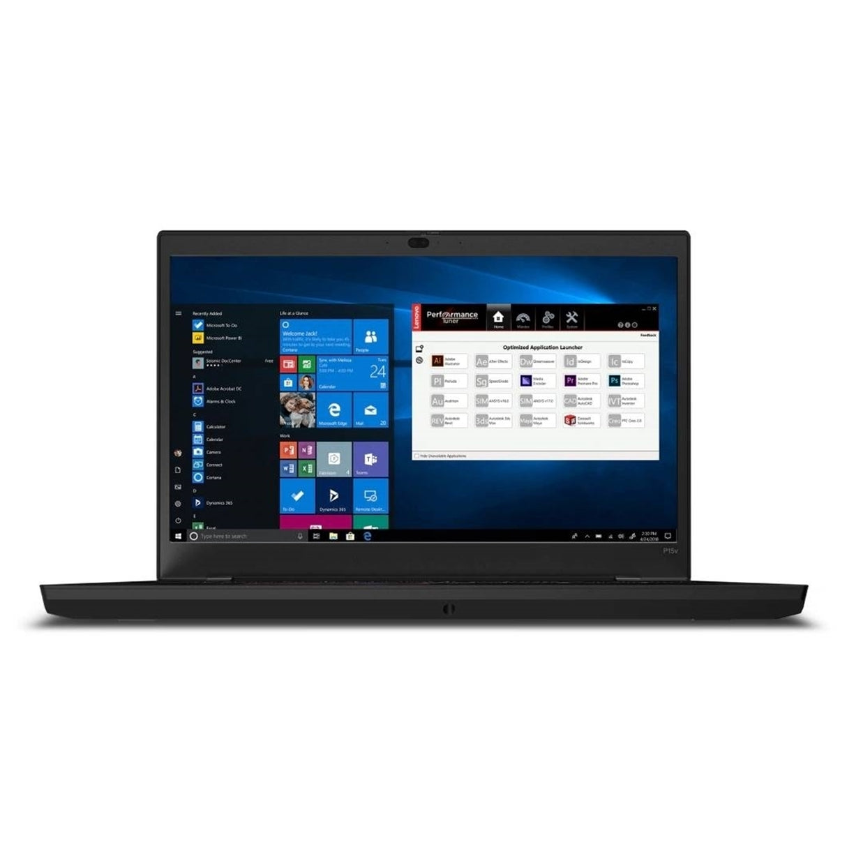 Lenovo ThinkPad P15V Gen 1 15.6" 32GB 512GB SSD Core™ i7-10850H 2.7GHz WIN11P, Black (Refurbished - Fair)